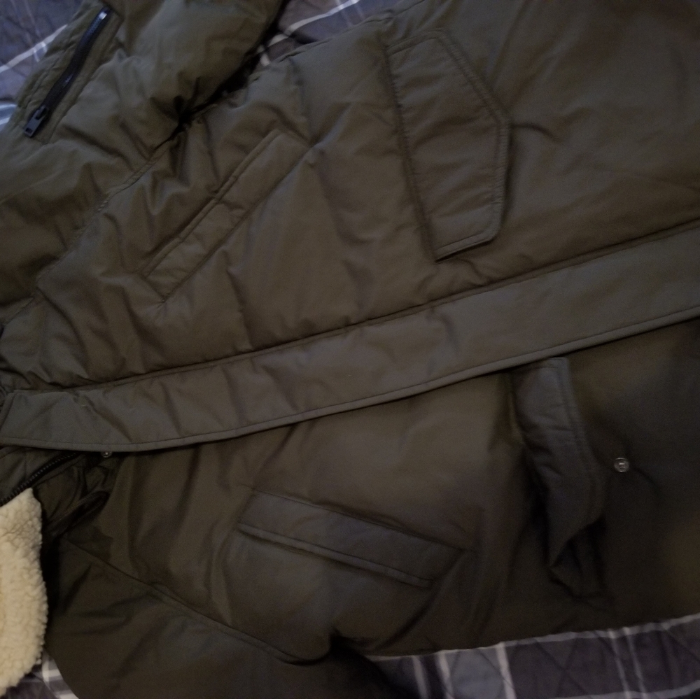 Express Olive Down Jacket - Small - image 3